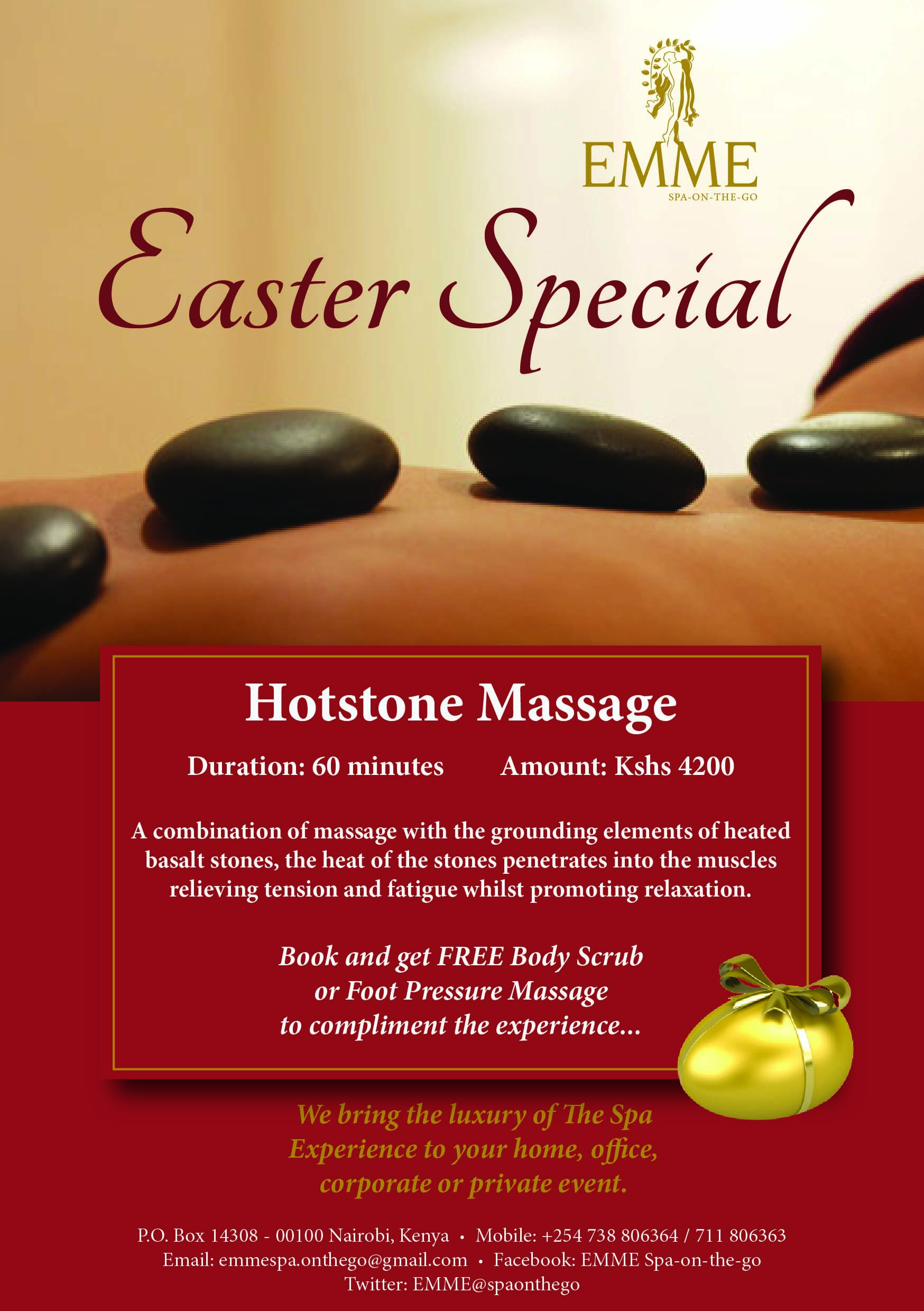 Easter special offer - seasonal offers